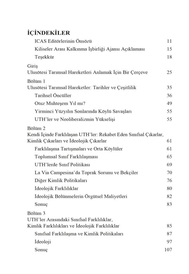 Ulusötesi Tarımsal Hareketlerin Siyasi Dinamikleri