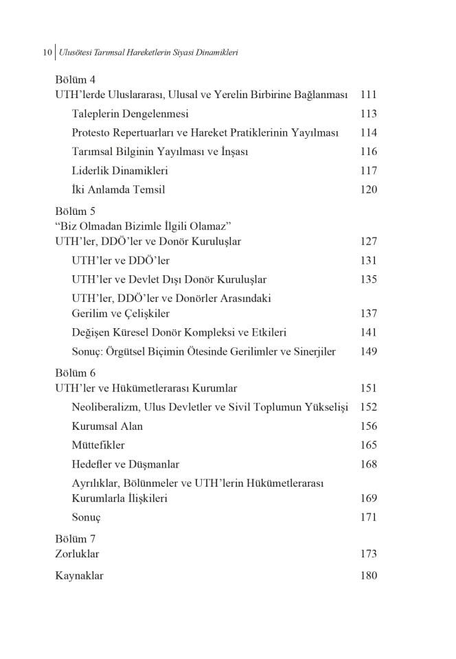 Ulusötesi Tarımsal Hareketlerin Siyasi Dinamikleri