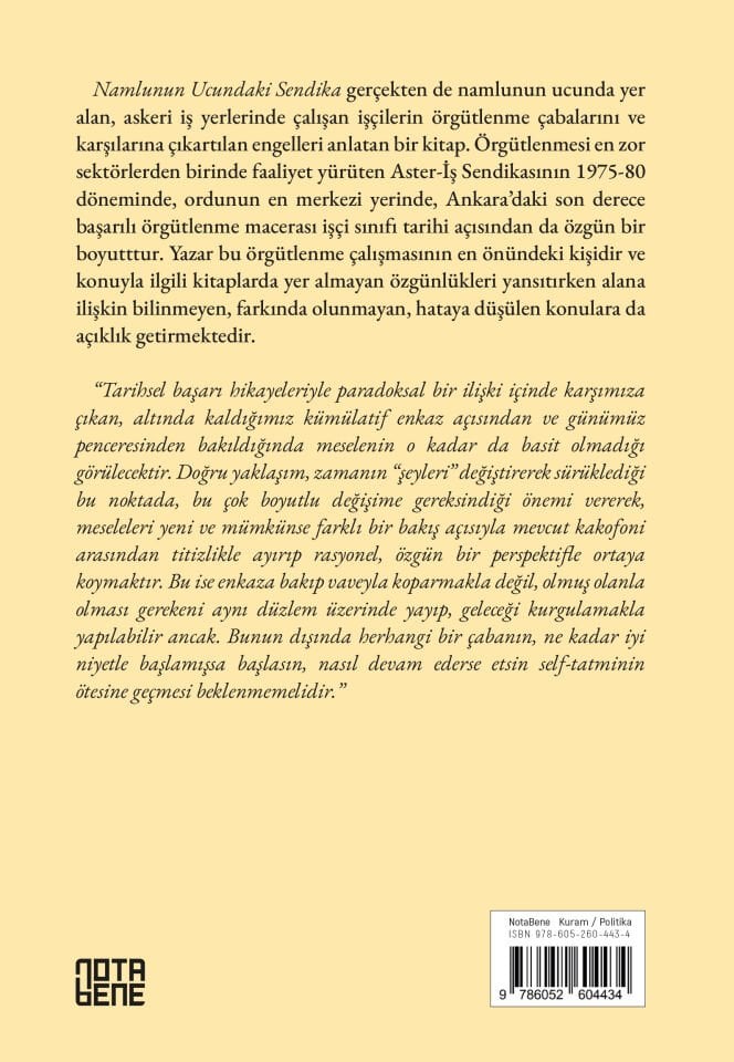 NAMLUNUN UCUNDAKİ SENDİKA  Aster-İş