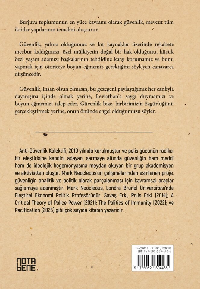 Güvenliğin İlgası - Bir Manifesto