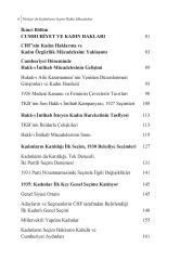 Türkiye’de Kadınların Seçim Hakkı (Hakk-ı İntihâb) Mücadelesi 1908-1935