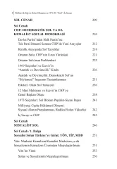 TÜRKİYE’DE SAĞ ve SOLUN OLUŞUMU VE 1975-80 “SİVİL” İÇ SAVAŞI